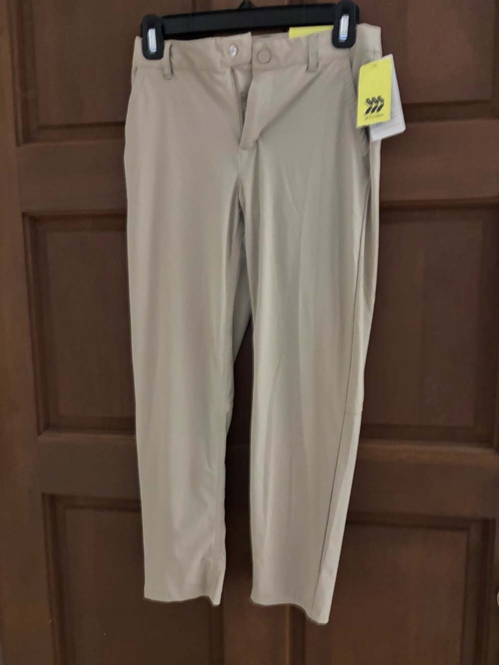 Women's Khaki Straight-Leg Chinos